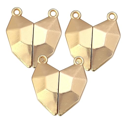 Homoyoyo 3Stücke Herzförmige Magnetverschlüsse für DIY Schmuck Magnetischer Armbandverschluss für Ketten und Fußkettchen Langlebiges Sicheres Material Geschenkidee von Homoyoyo