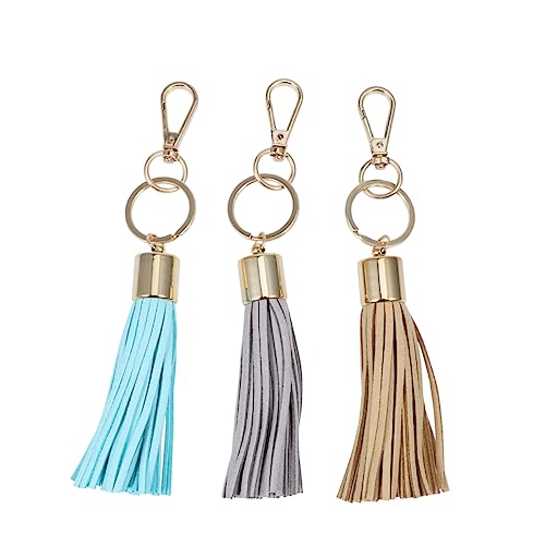Homoyoyo 3Stücke Quasten Schlüsselanhänger Anhängerdekoration für Taschen Schlüsselringe und Schmuck Zufällige Farben für Frauen für Homoyoyo 3Stücke Quasten Schlüsselanhänger Anhängerdekoration für Taschen Schlüsselringe und Schmuck Zufällige Farben für Frauen für von Homoyoyo
