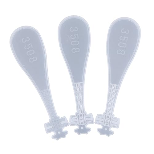 Homoyoyo 3Stücke Silikon Lesezeichenform DIY Kristall Drops Gießform Hochwertigem Silikon Lesezeichen für Epoxidharz Projekte von Homoyoyo