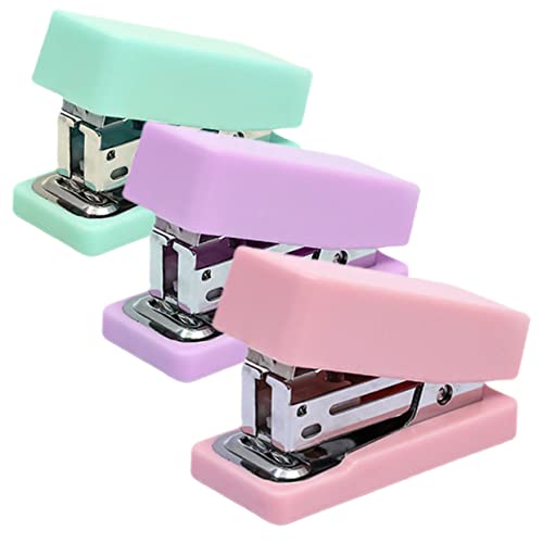 Homoyoyo 3Stücke Teiliges Heftgerät Pastellfarben Kompakter Metallhefter für Büro Schule und Zuhause Leicht Tragbar für Perfektes Homoyoyo 3Stücke Teiliges Heftgerät Pastellfarben Kompakter Metallhefter für Büro Schule und Zuhause Leicht Tragbar für Perfektes von Homoyoyo