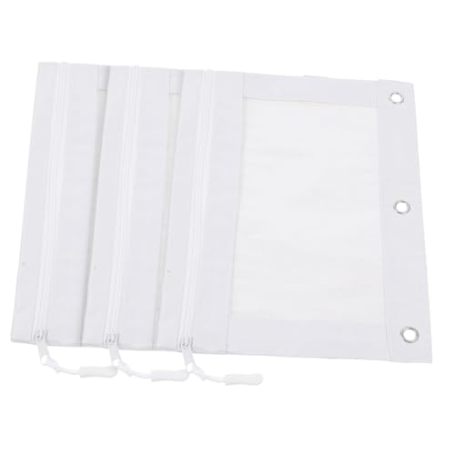 Homoyoyo 3Stücke Transparente Bleistiftbeutel Mit Reißverschluss Große Kapazität Dokumententaschen Für Ordner Praktische Binder Für Schule Homoyoyo 3Stücke Transparente Bleistiftbeutel Mit Reißverschluss Große Kapazität Dokumententaschen Für Ordner Praktische Binder Für Schule von Homoyoyo