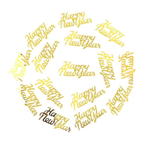 Homoyoyo 3er Set Silvester Konfetti - Goldene Tischdekoration Für Neujahrspartys - Perfekt Für Festlichkeiten Und Feiern Ideales Streumaterial Für Ballons Und Dekorationen Homoyoyo 3er Set Silvester Konfetti - Goldene Tischdekoration Für Neujahrspartys - Perfekt Für Festlichkeiten Und Feiern Ideales Streumaterial Für Ballons Und Dekorationen von Homoyoyo