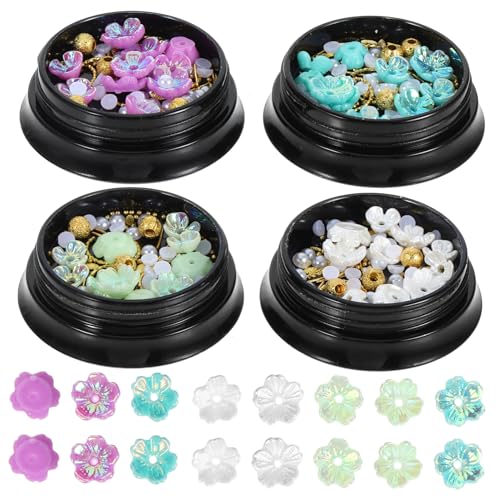 Homoyoyo 4 Boxen Nail Art Blumen Charms Harz Vielseitige DIY Nageldekorationen für Zuhause und Salon Verschiedener Designs für Kreative Nagelkunst und Vielseitige Anwendungsmöglichkeiten Homoyoyo 4 Boxen Nail Art Blumen Charms Harz Vielseitige DIY Nageldekorationen für Zuhause und Salon Verschiedener Designs für Kreative Nagelkunst und Vielseitige Anwendungsmöglichkeiten von Homoyoyo