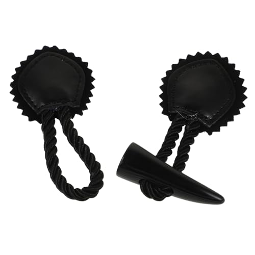 Homoyoyo 4 Paare Bekleidungszubehör mit Knöpfen Mantelknopf schaltet um annähen annähbarer Knebelverschluss Umschalttasten Schaltfläche umschalten Verschluss mit Knotenknöpfen Harz Schwarz Homoyoyo 4 Paare Bekleidungszubehör mit Knöpfen Mantelknopf schaltet um annähen annähbarer Knebelverschluss Umschalttasten Schaltfläche umschalten Verschluss mit Knotenknöpfen Harz Schwarz von Homoyoyo