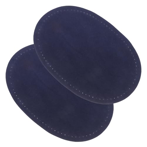 Homoyoyo 4 Paare Ovale Ellbogen und Knieschoner zum Aufnähen Weiche Flexible Stoffflicken für Pullover Jacken und Hosen Vielseitig Einsetzbar für Reparatur und Schutz bei Bewegung von Homoyoyo