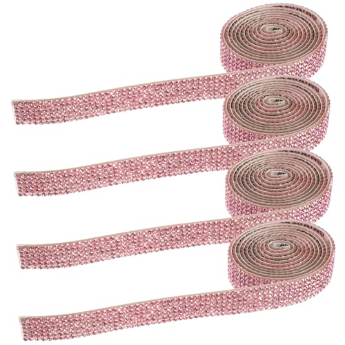 Homoyoyo 4 Rollen Glitzernde Strass Applikationen mit Bügelkleber Breit DIY Schmucksteine für Brautgürtel Kleidverzierung Vielseitige Bastel Bekleidungsdeko Homoyoyo 4 Rollen Glitzernde Strass Applikationen mit Bügelkleber Breit DIY Schmucksteine für Brautgürtel Kleidverzierung Vielseitige Bastel Bekleidungsdeko von Homoyoyo