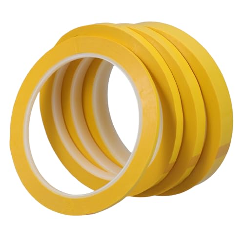 Homoyoyo 4 Rollen Klebeband Isolieren markieren Identifikation Maskierung Handwerk statisch Büro Schüttgut Automobil trocken abwischbares Tafelband malen lang Papier hoch das Haustier Gelb Homoyoyo 4 Rollen Klebeband Isolieren markieren Identifikation Maskierung Handwerk statisch Büro Schüttgut Automobil trocken abwischbares Tafelband malen lang Papier hoch das Haustier Gelb von Homoyoyo