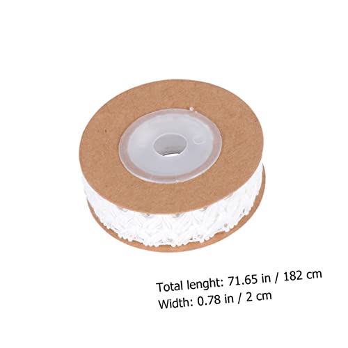 Homoyoyo 4 Rollen Teiliges Baumwollspitzenband Selbstklebendes Geschenkband pro Vintage Stil Bänder für Partydekoration DIY Basteln Scrapbooking Wiederverwendbar von Homoyoyo