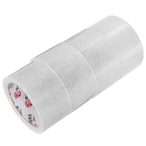 Homoyoyo 4 Rollen Transparentes Verpackungsband Klebeband für Kartonversand Hochwertige Haftung für und Paketversand Bopp Material Vielseitig Einsetzbar von Homoyoyo