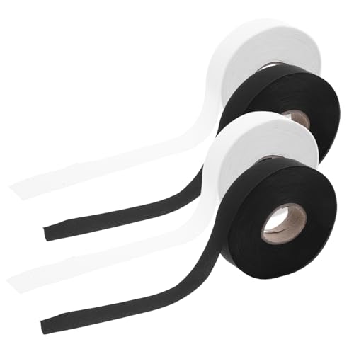 Homoyoyo 4 Rollen Twill Tape Hemming Band für Gardinen Diy Stoffband für Vorhangkanten Installieren Strapazierfähig für Zuhause und Büro Dekoration von Homoyoyo