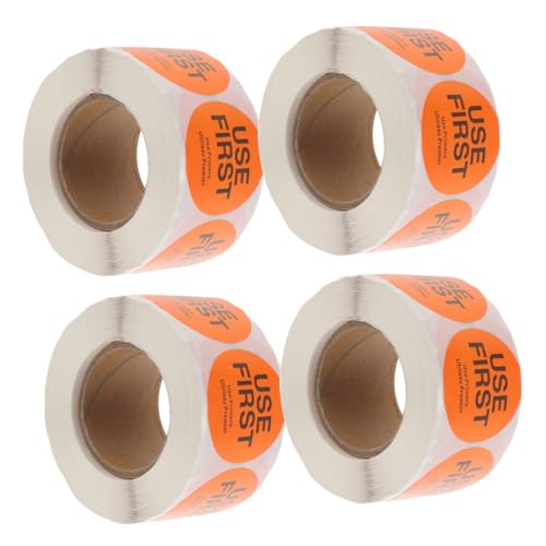 Homoyoyo 4 Rollen Vorratskontroll aufkleber Selbstklebend Sichere Lebensmittel etiketten Beschriftbar für Küche Lager und Restaurant Praktische Organisator sticker Homoyoyo 4 Rollen Vorratskontroll aufkleber Selbstklebend Sichere Lebensmittel etiketten Beschriftbar für Küche Lager und Restaurant Praktische Organisator sticker von Homoyoyo