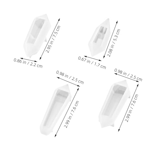 Homoyoyo 4 STÜCKE Silikon Schmuck Gießformen Teiliges Anhänger Formen Flexibel Langlebig für DIY Schmuckherstellung Bastelbedarf Kreative Schmuckanhänger Herstellung Homoyoyo 4 STÜCKE Silikon Schmuck Gießformen Teiliges Anhänger Formen Flexibel Langlebig für DIY Schmuckherstellung Bastelbedarf Kreative Schmuckanhänger Herstellung von Homoyoyo