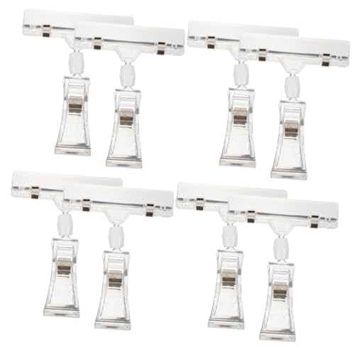 Homoyoyo 4 Sätze Doppelseitige Clips Etikettenclip Displayclips Für Den Einzelhandel Preisetikettenclips Drehbare Warenpreisclips Warenschildhalterclips Eventclips 2 Stück * 4 Homoyoyo 4 Sätze Doppelseitige Clips Etikettenclip Displayclips Für Den Einzelhandel Preisetikettenclips Drehbare Warenpreisclips Warenschildhalterclips Eventclips 2 Stück * 4 von Homoyoyo