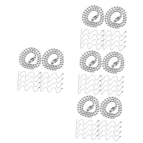 Homoyoyo 4 Sätze Einstellbare Perlenketten Multifunktionale Etikettenketten Für Preisetiketten Und Schlüsselanhänger Metallkette 100 Stück * 4 Homoyoyo 4 Sätze Einstellbare Perlenketten Multifunktionale Etikettenketten Für Preisetiketten Und Schlüsselanhänger Metallkette 100 Stück * 4 von Homoyoyo