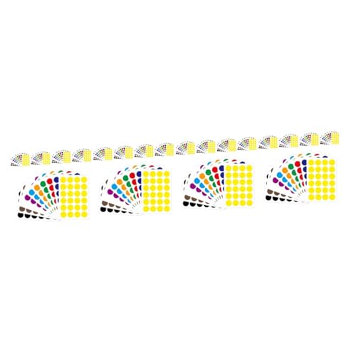 Homoyoyo 4 Sätze Farbpunkt-aufkleber Dot -etiketten Farbige Punktaufkleber Etiketten Aufkleber Journal -aufkleber Klassifizierungspunktaufkleber Aufkleber Etiketten Papier 50 Blätter * 4 von Homoyoyo