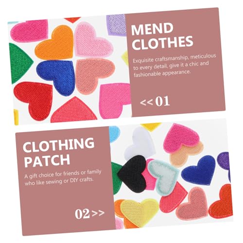Homoyoyo 4 Sätze Herzförmige Aufnäher zum Aufnähen Bunte Gestickte Patches für Kleidung und Jeans DIY Reparaturflicken für Jacken Taschen Hüte und Schuhe Gesamt Homoyoyo 4 Sätze Herzförmige Aufnäher zum Aufnähen Bunte Gestickte Patches für Kleidung und Jeans DIY Reparaturflicken für Jacken Taschen Hüte und Schuhe Gesamt von Homoyoyo