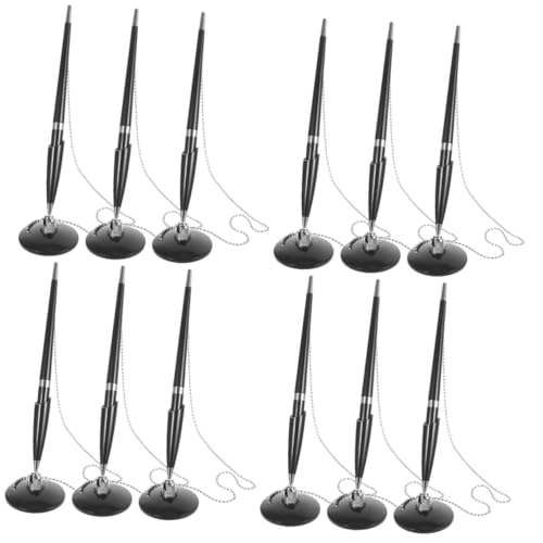 Homoyoyo 4 Sätze Signierstift Signatur Metallstifte Schreiben Feststehender Kugelschreiber Empfangstresenstift Professioneller Kugelschreiber Tisch Stehstift Signierstift 3 Stücke * 4 von Homoyoyo