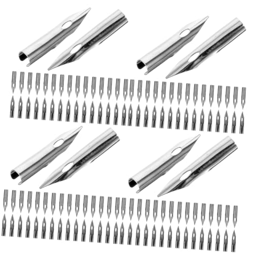 Homoyoyo 4 Sätze Tauchspitze Kalligraphie Pen Füller Schreiben Brunnenstiftnibs Tipp Sprechen Kalligraphie-schreibstiftspitzen Füllfederhalter Mit Feiner Feder Silber 30 Stück * 4 Homoyoyo 4 Sätze Tauchspitze Kalligraphie Pen Füller Schreiben Brunnenstiftnibs Tipp Sprechen Kalligraphie-schreibstiftspitzen Füllfederhalter Mit Feiner Feder Silber 30 Stück * 4 von Homoyoyo