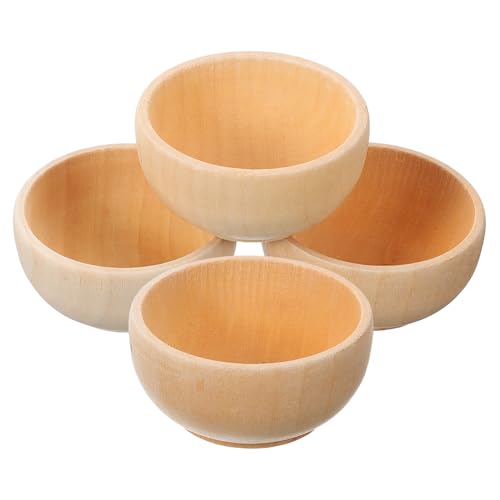 Homoyoyo 4 Sätze Teiliges Set Kleinen Holzschalen Unfertige Diy Holzspielzeuge Zur Kreativen Gestaltung Für Bastelprojekte Und Persönliche Dekoration 4 Stück * 4 Homoyoyo 4 Sätze Teiliges Set Kleinen Holzschalen Unfertige Diy Holzspielzeuge Zur Kreativen Gestaltung Für Bastelprojekte Und Persönliche Dekoration 4 Stück * 4 von Homoyoyo