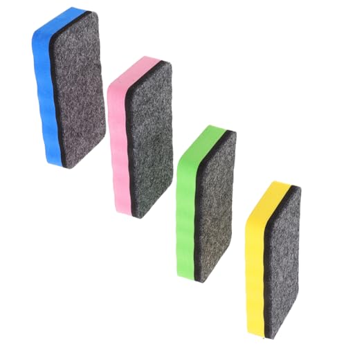 Homoyoyo 4 Stück Bunter Magnetischer Whiteboard Radiergummi Eva Filz Trockene Radierer für Büro Schule Langlebig Effektive für Whiteboards Homoyoyo 4 Stück Bunter Magnetischer Whiteboard Radiergummi Eva Filz Trockene Radierer für Büro Schule Langlebig Effektive für Whiteboards von Homoyoyo