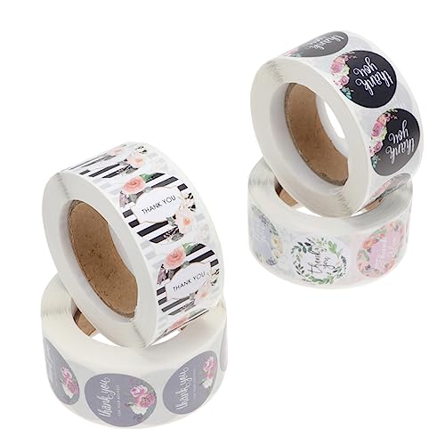 Homoyoyo 4 Stück Danke Aufkleber Klebeetiketten Belohnungsaufkleber Etiketten Aufkleber geschenksticker sticker selbstklebende Siegelaufkleber Beutelaufkleber zum Aufkleben Homoyoyo 4 Stück Danke Aufkleber Klebeetiketten Belohnungsaufkleber Etiketten Aufkleber geschenksticker sticker selbstklebende Siegelaufkleber Beutelaufkleber zum Aufkleben von Homoyoyo