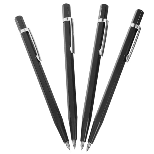 Homoyoyo 4 Stück Fliesenmarkierungsstift glasmalstifte glasstift marker pen fliesen stift tile pen Schreibe Füllfederhalter Schnitzwerkzeuge gravur werkzeug stift Radierstift Metall von Homoyoyo