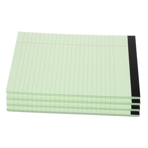 Homoyoyo 4 Stück Kleine Notizblöcke Liniert Praktische Tear Off Memo Pads für Notizen und Erinnerungen Grün für Büro und Schule von Homoyoyo