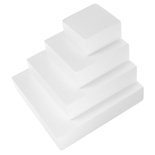 Homoyoyo 4 Stück Kuchenrohrpraxisform Quadrate Kuchendummies backen Schaumkuchenmodell wiederverwendbare Kuchenattrappen Würfel Hochzeitsschaumkuchen kompakter Kunstkuchen Kuchenform Weiß Homoyoyo 4 Stück Kuchenrohrpraxisform Quadrate Kuchendummies backen Schaumkuchenmodell wiederverwendbare Kuchenattrappen Würfel Hochzeitsschaumkuchen kompakter Kunstkuchen Kuchenform Weiß von Homoyoyo