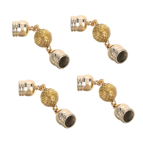 Homoyoyo 4 Stück Magnetverschlüsse für Praktische DIY Schmuckzubehör Magnetische Kappen Stark und Sicher Einfach der Anwendung und Vielseitig Homoyoyo 4 Stück Magnetverschlüsse für Praktische DIY Schmuckzubehör Magnetische Kappen Stark und Sicher Einfach der Anwendung und Vielseitig von Homoyoyo