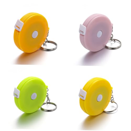 Homoyoyo 4 Stück Mini Maßband Hochpräzises Tragbares Maßband mit Ring Kompakt und Langlebig für Zuhause und Outdoor Geeignet zur Erfassung von Kleidung Körpermaßen und Höhe Zufällige Farbe Homoyoyo 4 Stück Mini Maßband Hochpräzises Tragbares Maßband mit Ring Kompakt und Langlebig für Zuhause und Outdoor Geeignet zur Erfassung von Kleidung Körpermaßen und Höhe Zufällige Farbe von Homoyoyo