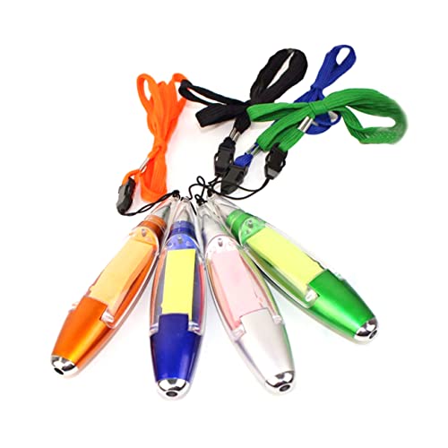 Homoyoyo 4 Stück Neuheit Briefpapier süße Kugelschreiber Lieferungen led- taschenlampe multitool stift schulzubehör schulzeug school supplies schulsachen LED Taschenlampe Schulbedarf von Homoyoyo