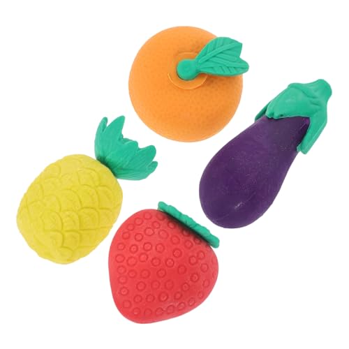 Homoyoyo 4 Stück Obst- Und Gemüsegummi Radiergummis Süßes Stationäres Schreibwaren Winzige Radiergummis Für Essen Radiergummi Mini-radiergummis in Lebensmittelform Radiergummi Homoyoyo 4 Stück Obst- Und Gemüsegummi Radiergummis Süßes Stationäres Schreibwaren Winzige Radiergummis Für Essen Radiergummi Mini-radiergummis in Lebensmittelform Radiergummi von Homoyoyo