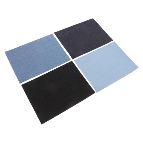 Homoyoyo 4 Stück Selbstklebende Jeans Reparatur Patches Denim Aufnäher für Löcher in Kleidung Einfache Anwendung ohne Nähen Vielseitig für Hosen Jacken Mäntel DIY Klebepatches in Hellblau Homoyoyo 4 Stück Selbstklebende Jeans Reparatur Patches Denim Aufnäher für Löcher in Kleidung Einfache Anwendung ohne Nähen Vielseitig für Hosen Jacken Mäntel DIY Klebepatches in Hellblau von Homoyoyo