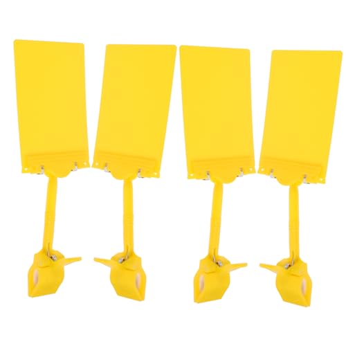 Homoyoyo 4 Stück Supermarkt-Werbepreisschild Mini-Tafelschild Schilderclips zur Anzeige -Korb-Schild-Display Mini-Tafeletikett Preisanzeige Zeichen Büroetikettenhalter Plastik Gelb Homoyoyo 4 Stück Supermarkt-Werbepreisschild Mini-Tafelschild Schilderclips zur Anzeige -Korb-Schild-Display Mini-Tafeletikett Preisanzeige Zeichen Büroetikettenhalter Plastik Gelb von Homoyoyo
