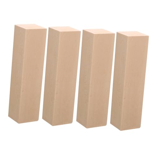 Homoyoyo 4 Stück Teiliges Basswood Schnitzholz Unbehandelte Holzblöcke zum Schnitzen Whittling DIY Bastelplatten für Kunstprojekte Anfänger und Experten Homoyoyo 4 Stück Teiliges Basswood Schnitzholz Unbehandelte Holzblöcke zum Schnitzen Whittling DIY Bastelplatten für Kunstprojekte Anfänger und Experten von Homoyoyo