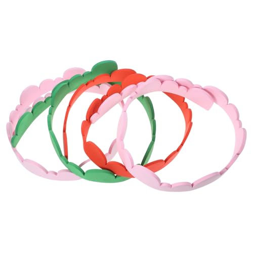 Homoyoyo 4 Stück Teiliges Bulletin Board Border Trim aus Abnehmbarem Wellenförmigem Schaumstoff in Rot und Dunkelgrün Flexible Pinnwand Tafelbegrenzung für Klassenzimmer Kindergarten und von Homoyoyo