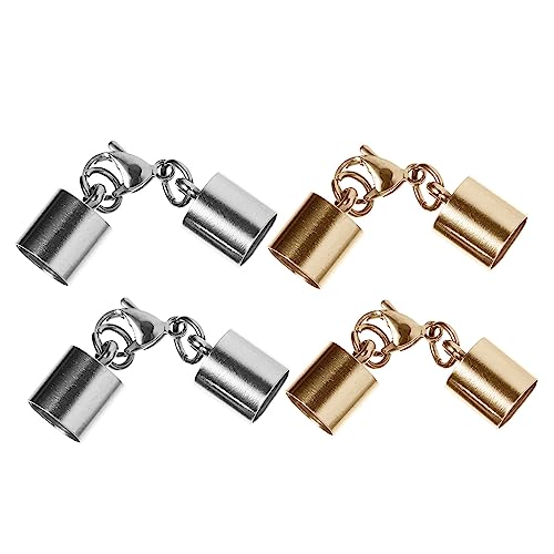 Homoyoyo 4 Stück Teiliges Edelstahl Karabinerverschluss für Armbänder Halsketten Langlebiger Lobster Clasp Vielseitiger Schmuckverbinder für DIY Lederband Schmuckherstellung Homoyoyo 4 Stück Teiliges Edelstahl Karabinerverschluss für Armbänder Halsketten Langlebiger Lobster Clasp Vielseitiger Schmuckverbinder für DIY Lederband Schmuckherstellung von Homoyoyo