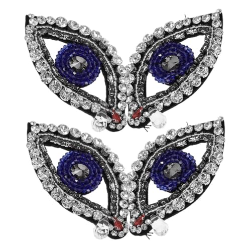 Homoyoyo 4 Stück Teiliges Evil Eye Pailletten Patches mit Strasssteinen zum Aufnähen Beflockte Augenapplikationen für Kleidung Jeans Jacken Taschen Robuste DIY Deko für Vielseitige Homoyoyo 4 Stück Teiliges Evil Eye Pailletten Patches mit Strasssteinen zum Aufnähen Beflockte Augenapplikationen für Kleidung Jeans Jacken Taschen Robuste DIY Deko für Vielseitige von Homoyoyo