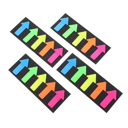 Homoyoyo 4 Stück Teiliges Fluoreszierende Haftnotizen Pfeilform Selbstklebend Reißbare Notizblöcke für Büro Schule Farbige Index Sticker Rot Orange Gelb Grün Blau Fest Haftend und Homoyoyo 4 Stück Teiliges Fluoreszierende Haftnotizen Pfeilform Selbstklebend Reißbare Notizblöcke für Büro Schule Farbige Index Sticker Rot Orange Gelb Grün Blau Fest Haftend und von Homoyoyo