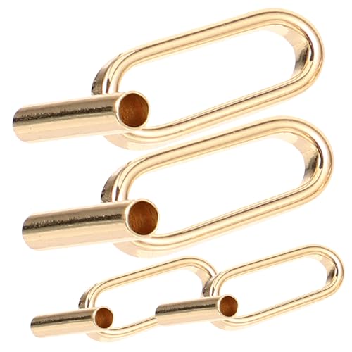 Homoyoyo 4 Stück Teiliges Halsketten konverter aus Edelstahl Vielseitiger Schmuckadapter für Damen DIY anhänger Zubehör Rostbeständig und Langlebig für Individuelle Schmuckgestaltung Homoyoyo 4 Stück Teiliges Halsketten konverter aus Edelstahl Vielseitiger Schmuckadapter für Damen DIY anhänger Zubehör Rostbeständig und Langlebig für Individuelle Schmuckgestaltung von Homoyoyo