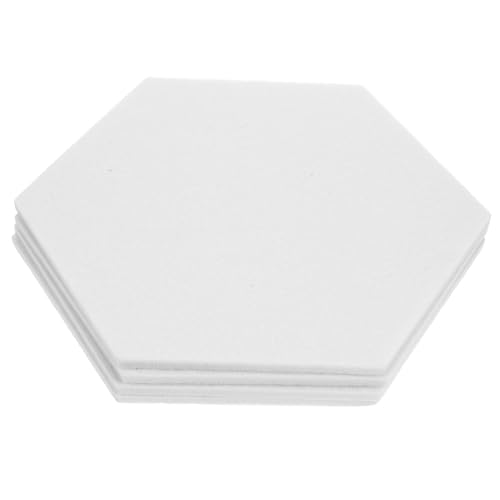 Homoyoyo 4 Stück Teiliges Hexagon Filz Pinnwand Selbstklebend Wanddeko Notizboard Weiß Groß Für Büro Zuhause Schule Multifunktionale Filzmatten Homoyoyo 4 Stück Teiliges Hexagon Filz Pinnwand Selbstklebend Wanddeko Notizboard Weiß Groß Für Büro Zuhause Schule Multifunktionale Filzmatten von Homoyoyo