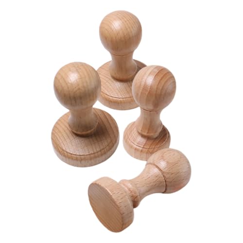 Homoyoyo 4 Stück Teiliges Holzstempelgriffe Ergonomisch Geformt Vielseitig Einsetzbar für DIY Bastelprojekte Kompatibel mit Verschiedenen Stempeln Langlebiges Naturholz für Schule Büro und Homoyoyo 4 Stück Teiliges Holzstempelgriffe Ergonomisch Geformt Vielseitig Einsetzbar für DIY Bastelprojekte Kompatibel mit Verschiedenen Stempeln Langlebiges Naturholz für Schule Büro und von Homoyoyo