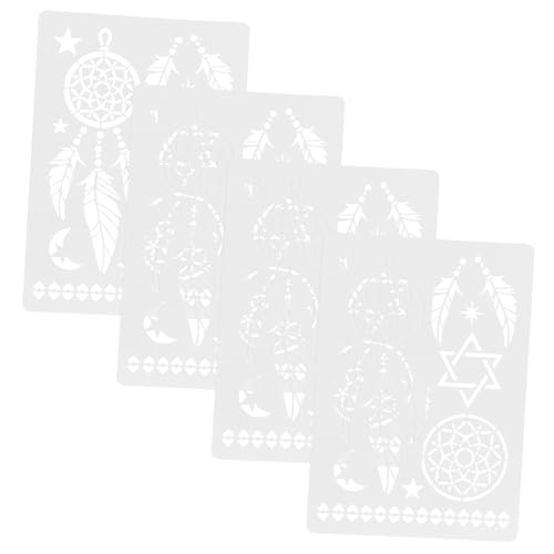 Homoyoyo 4 Stück Teiliges Mandala Schablonen aus Wiederverwendbare Malvorlagen für Wand Fliesen Möbel Große Glatte DIY Schablonen für Kreative Wand und Bastelgestaltung Homoyoyo 4 Stück Teiliges Mandala Schablonen aus Wiederverwendbare Malvorlagen für Wand Fliesen Möbel Große Glatte DIY Schablonen für Kreative Wand und Bastelgestaltung von Homoyoyo
