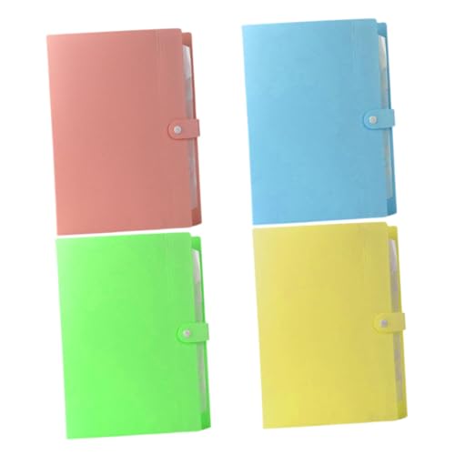 Homoyoyo 4 Stück Teiliges Mehrschicht Datei Organizer Wasserdichte PP Material Aktenmappe Großer Fassungsvermögen Dokumentenmappe für Büro und Schule Farbige Praktische Homoyoyo 4 Stück Teiliges Mehrschicht Datei Organizer Wasserdichte PP Material Aktenmappe Großer Fassungsvermögen Dokumentenmappe für Büro und Schule Farbige Praktische von Homoyoyo