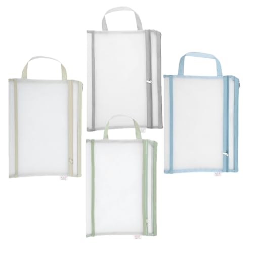 Homoyoyo 4 Stück Teiliges Mesh Organizer mit Großem Reißverschluss Transparente Dokumententaschen für Büro und Schule Vielseitige Aufbewahrungstaschen für Stifte Dateien und Kosmetik Homoyoyo 4 Stück Teiliges Mesh Organizer mit Großem Reißverschluss Transparente Dokumententaschen für Büro und Schule Vielseitige Aufbewahrungstaschen für Stifte Dateien und Kosmetik von Homoyoyo