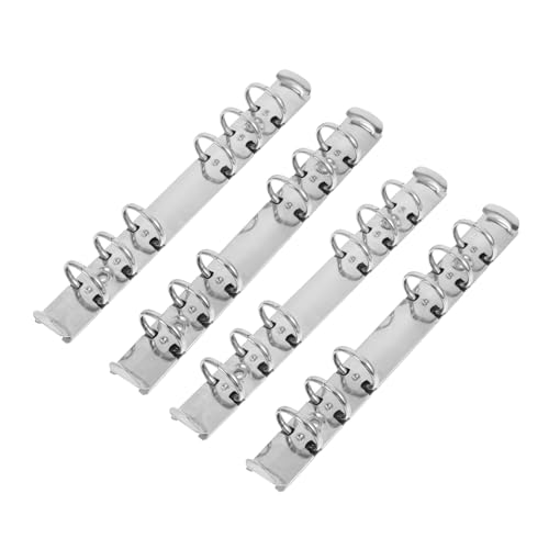 Homoyoyo 4 Stück Teiliges Metall Ringbinder Ringe für Scrapbooking und DIY Ordner Kreative Büroklammern Rostfreier Vielseitig Einsetzbar für Schule und Büro Homoyoyo 4 Stück Teiliges Metall Ringbinder Ringe für Scrapbooking und DIY Ordner Kreative Büroklammern Rostfreier Vielseitig Einsetzbar für Schule und Büro von Homoyoyo