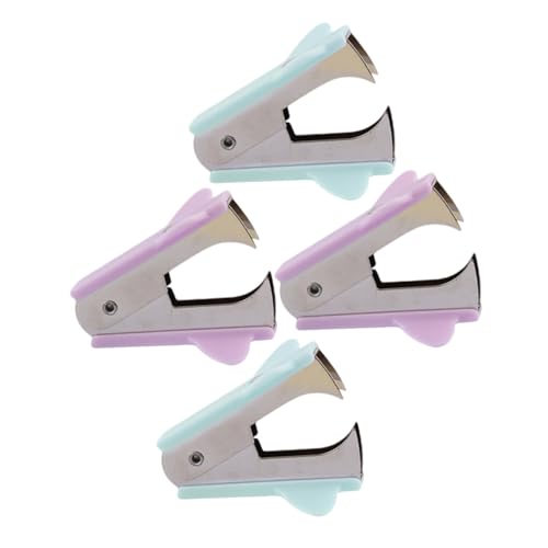 Homoyoyo 4 Stück Teiliges Mini heftklammerentferner aus PP und Aluminiumlegierung Leichter Handlicher Nagelzieher für Büro und Zuhause Praktische Schonende Büroklammer entfernung Tragbares Homoyoyo 4 Stück Teiliges Mini heftklammerentferner aus PP und Aluminiumlegierung Leichter Handlicher Nagelzieher für Büro und Zuhause Praktische Schonende Büroklammer entfernung Tragbares von Homoyoyo
