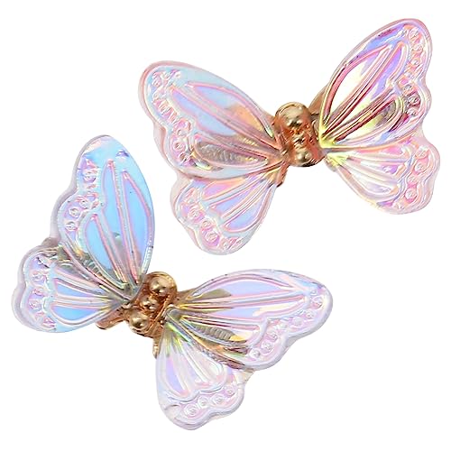 Homoyoyo 4 Stück Teiliges Nagelkunst mit Schimmernden Schmetterlings Zirkonsteinen Glatte Oberfläche Hautfreundlich für DIY Maniküre und Glänzende Nageldesigns von Homoyoyo