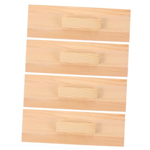 Homoyoyo 4 Stück Teiliges Rechteckige Seifenform Holzdeckel Staubdichtes Ersatz-mold-top Langlebiges Passendes Zubehör für DIY Handgemachte Seifenherstellung von Homoyoyo