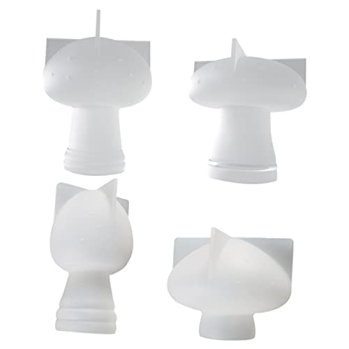 Homoyoyo 4 Stück Teiliges Silikonform für DIY Pilzdekorationen Hochwertige Silikonformen für Epoxidharz für Kreative Bastelprojekte und Gestaltung Homoyoyo 4 Stück Teiliges Silikonform für DIY Pilzdekorationen Hochwertige Silikonformen für Epoxidharz für Kreative Bastelprojekte und Gestaltung von Homoyoyo